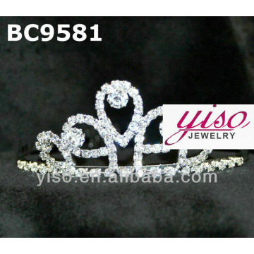 Tiaras de design cristal claro